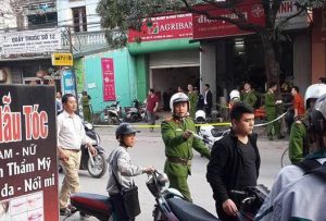 Ngân hàng Agribank chi nhánh Dĩnh Kế, Bắc Giang bị cướp gần 1 tỷ đồng.